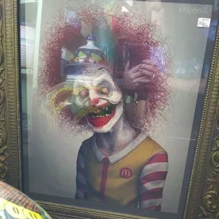 Ronald has seen better days