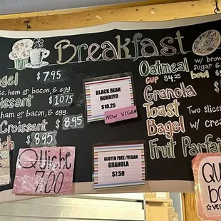 Breakfast Menu