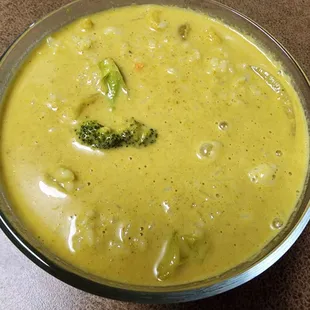 Yellow curry with veggies only.
