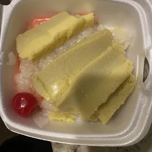 D3. Thai Egg Custard and Sticky Rice