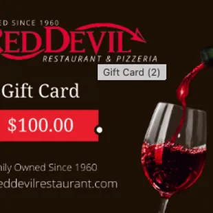 Gift Cards available