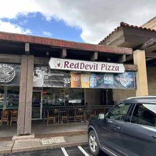 Front of restaurant