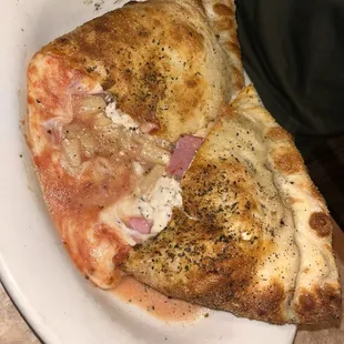 Hawaiian calzone