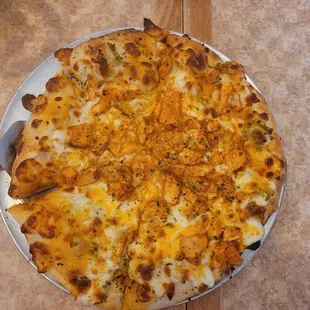 Buffalo chicken pizza (10")