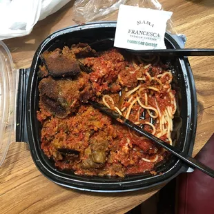 Eggplant Parmigiana Sandwich