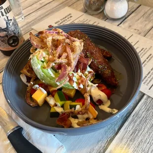 Today&apos;s Special!  Smoked Chicken Wedge Salad. Yummy!