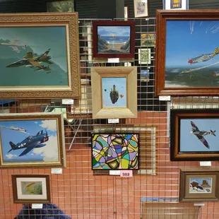 Check out the airplanes.