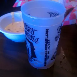 Drink empty for over 25 minutes, small cup, to much ice.
