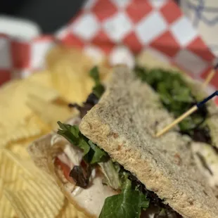 Turkey Guacamole Sandwich