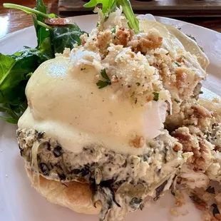 Crusted Crab and Eggs Sardou