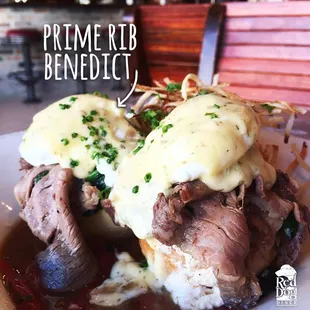 Prime Rib Benedict