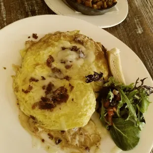 Crabby Shrimp Omelette