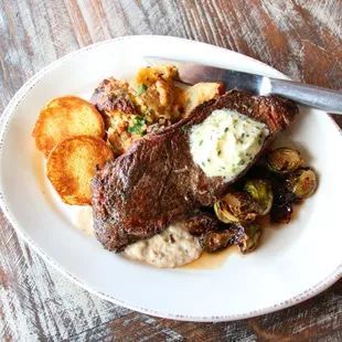 Strip Steak Au Poivre
