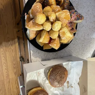 Mix of donuts