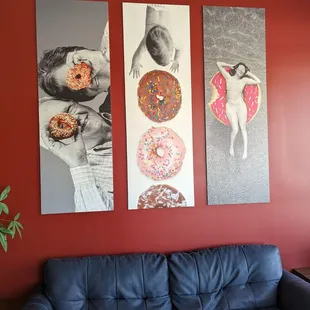 Photo of the donut shop interior