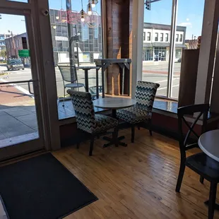 Photo of the donut shop interior