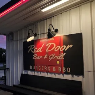 Outside sign
