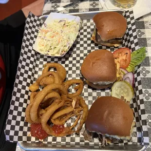 Slides one of each meat!!
