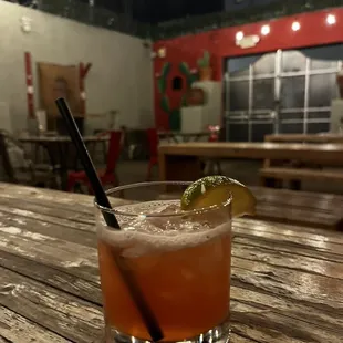 Cherry lime mock tail