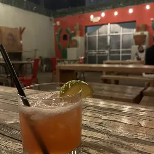 Cherry lime mock tail