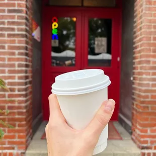 Matcha latte to-go
