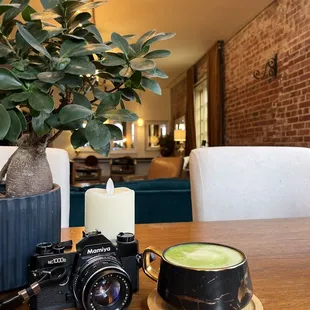 Matcha and a wonderful vibe.