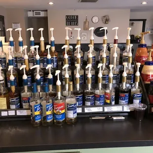 We offer over 20 flavors for you to choose from, all available in regular and sugar free!