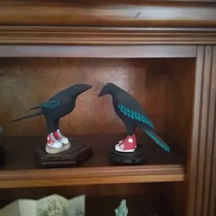 My whimsical crows by a Native American artist.