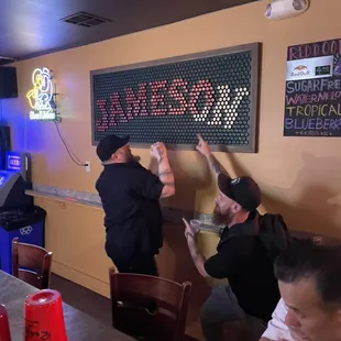 Get on that Jameson bottle cap board!!