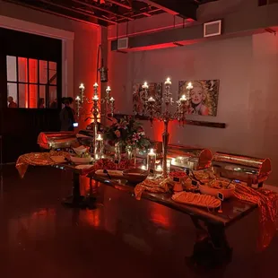 Candle light with Red