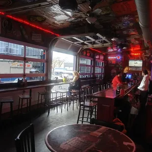 Garage door open!!