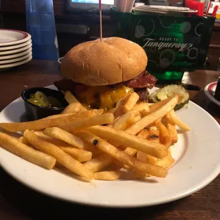 Arlington Burger with egg