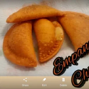 Empanadas with feisty feta and chicken