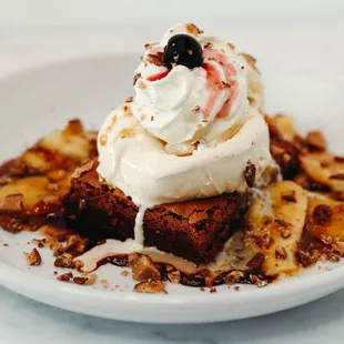Brownie Banana Split