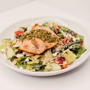 Chimichurri Salmon Salad