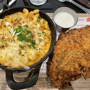 Chorizo Mac & Tenders