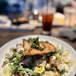 Chimichurri Salmon Salad