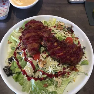 Raspberry Coconut Chicken Salad
