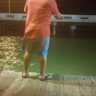 Red dot pier fishing!