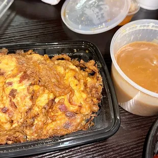 Pork egg foo
