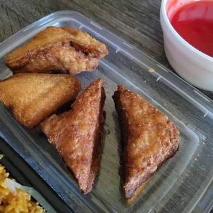Shrimp toast.