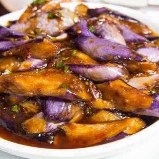 Eggplant in Garlic Sauce