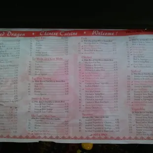 MENU 2 (May Have to Zoom)
