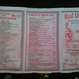 MENU P-1 (May Have to Zoom)