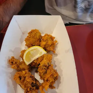 Fried oysters