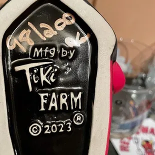 Tiki mugs are numbered &amp; signed as collectibles