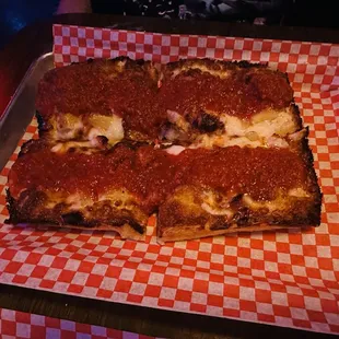 Detroit Style Pizza