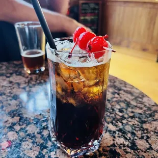 Cherry buckaroo drink