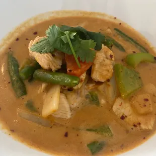 Thai hot Panang Curry chicken