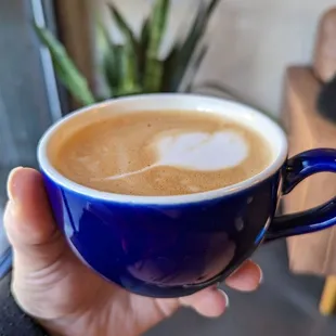 Flat white with oat milk